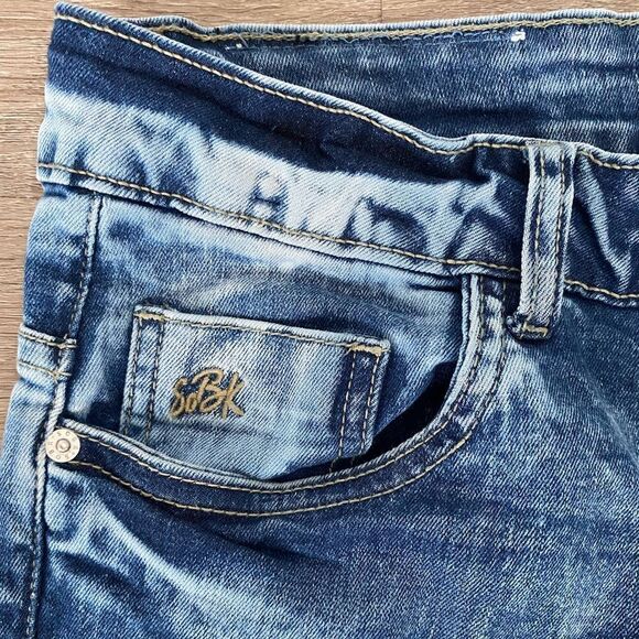 SO BK Mens Blue Jeans, Size W34/L32 - Picture 3 of 12